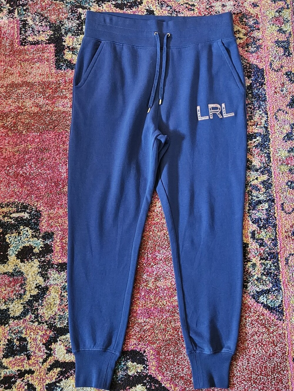 NWOT Lauren Ralph Lauren Navy Women's Jogger Pants Large
